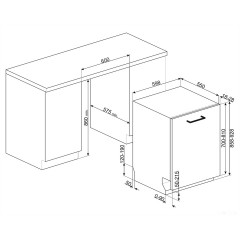 Посудомоечная машина Smeg STL271DSH