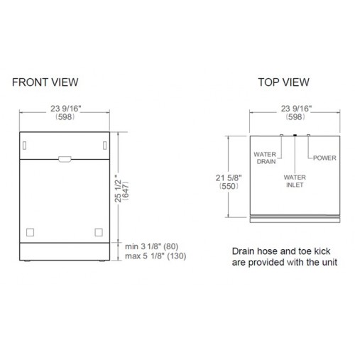 Посудомоечная машина Bertazzoni DW45S3IEPDV