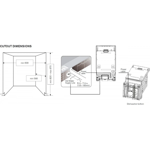 Посудомоечная машина Bertazzoni DW60EPRS