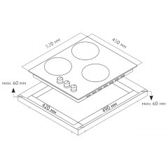 Варочная панель Korting HG 465 CTRN