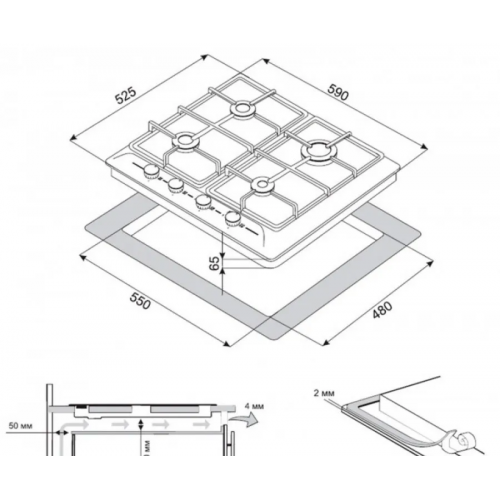 Варочная панель ZorG Technology BP5 FD RCR (EMY)