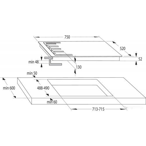 Варочная панель Gorenje GW751X