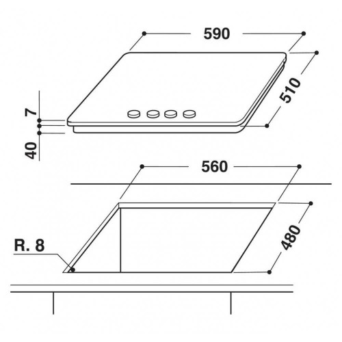 Варочная панель Whirlpool GMWL 628/IXL EE