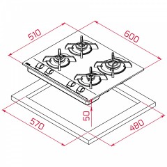 Варочная панель Teka GBC 64000 KBC BK (E4) 112580039