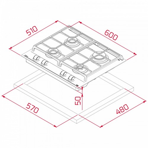 Варочная панель Teka GZC 64300 XBC BK (E4) 112570167