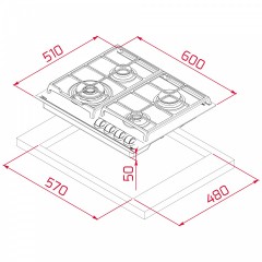 Варочная панель Teka GZC 64320 XBC BK (E4) 112570169