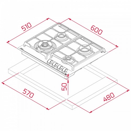 Варочная панель Teka GZC 64320 XBC WH (E4) 112570168