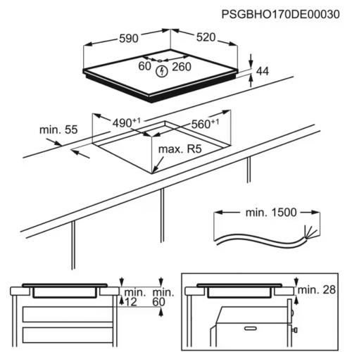 Варочная панель Electrolux EIP6446