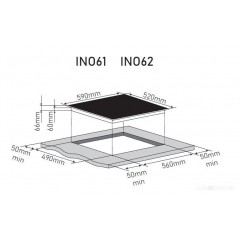 Варочная панель Zorg INO62 (черный)