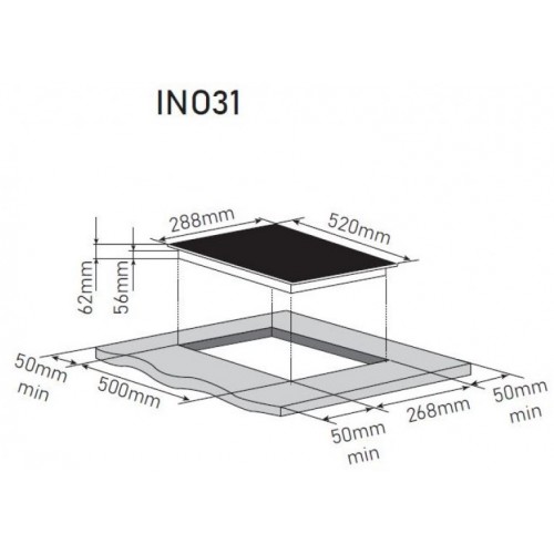 Варочная панель Zorg INO31 white