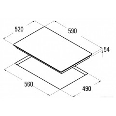 Варочная панель Schtoff I6 S07B White