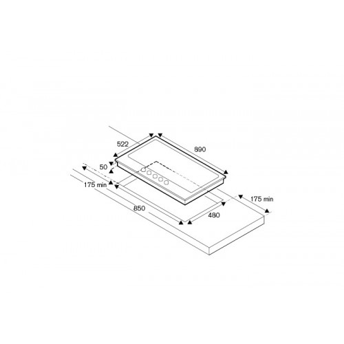 Варочная панель Bertazzoni P905CPROX