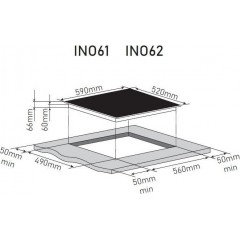 Варочная панель Zorg INO62 black matte