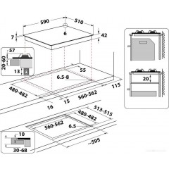 Варочная панель Whirlpool AKT 625/NB1