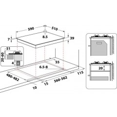 Варочная панель Whirlpool AKWL 628/IXL