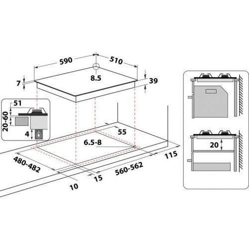 Варочная панель Whirlpool AKWL 628/IXL