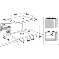 Варочная панель Whirlpool TGML 661 IX