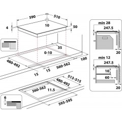 Варочная панель Whirlpool WL B4560 NE/W