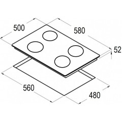 Варочная панель Schtoff H6002C16IS Nano Matte Black