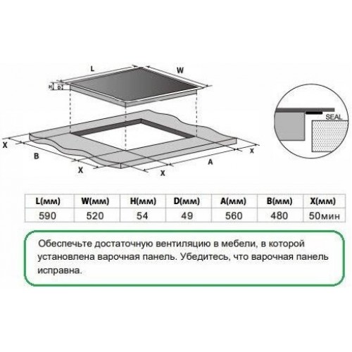 Варочная панель Schtoff IF7004 Black