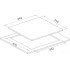 Варочная панель Schtoff H6047C30IS White