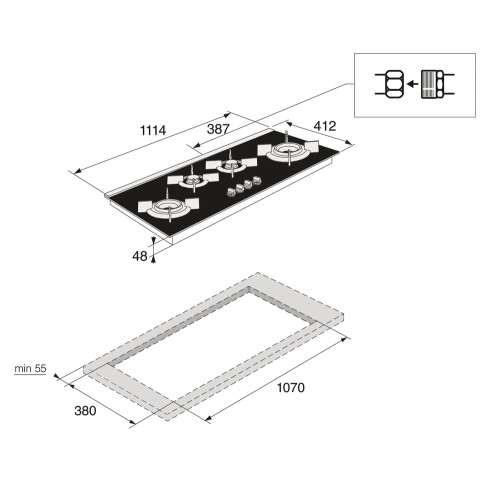 Варочная панель Asko HG8144BGB2