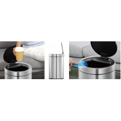 Сенсорное мусорное ведро EKO EK9286 P-12L-CG