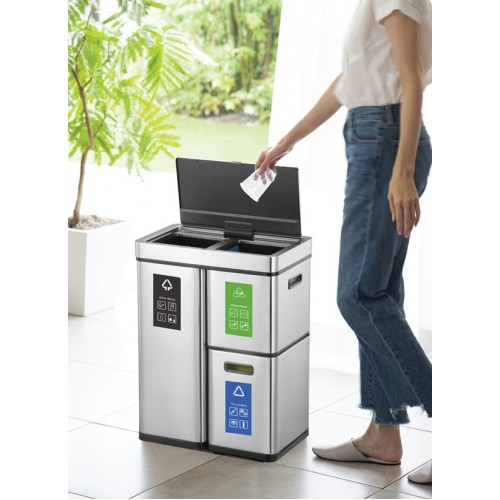 Сенсорное мусорное ведро EKO EK9338 MT-30L+15L+15L