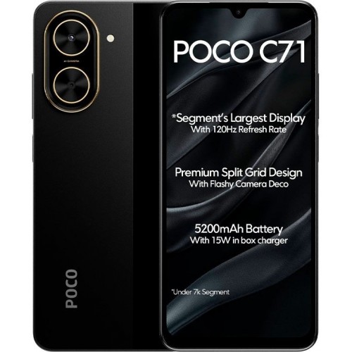 Телефон POCO C71 3GB/64GB международная версия (черный)