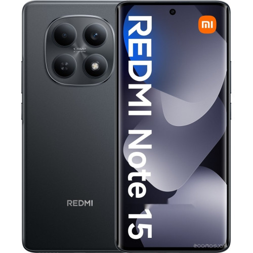 Телефон Xiaomi Redmi Note 15 8GB/256GB международная версия (черный)