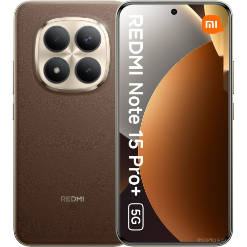 Телефон Xiaomi Redmi Note 15 Pro+ 5G 8GB/256GB международная версия (коричневый)