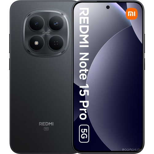 Телефон Xiaomi Redmi Note 15 Pro 5G 8GB/256GB международная версия (черный)