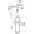 Дозатор для моющего средства Omoikiri OM-09-LG SENSOR (светлое золото)