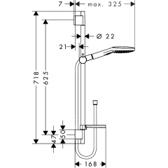 Душевая система Hansgrohe Raindance Select E 120 (26620400)