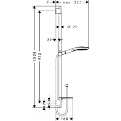 Душевая система Hansgrohe Raindance Select E 120 (26621000)