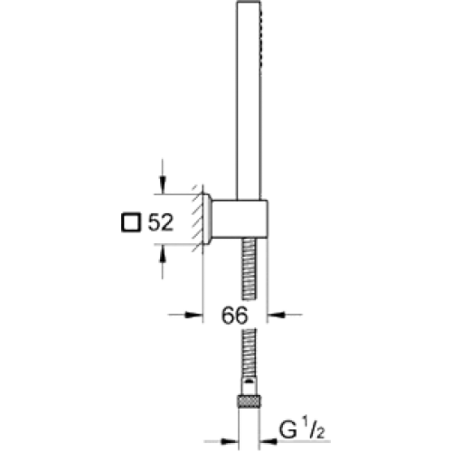 Душевая лейка Grohe Euphoria Cube [27889 000]