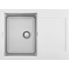 Кухонная мойка Elleci Easy 135 Bianco Titano 68
