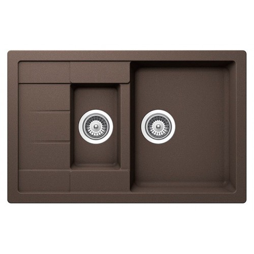Кухонная мойка Schock Мойка Aster 60 D Cristalite, мокка