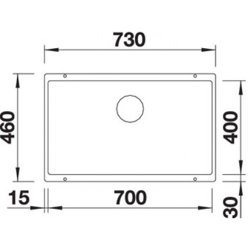 Кухонная мойка Blanco SUBLINE 700-U белый 523446