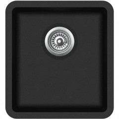 Кухонная мойка AquaSanita Arca SQA101 601 W black metallic