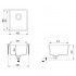 Кухонная мойка AquaSanita Arca SQA 101 710 W alba