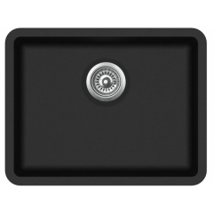 Кухонная мойка AquaSanita Arca SQA 102 601 W black metallic