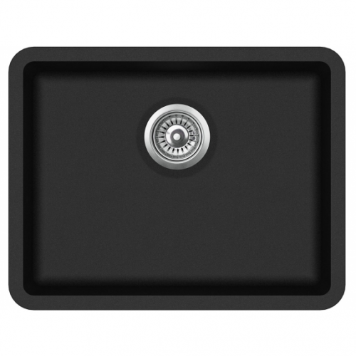 Кухонная мойка AquaSanita Arca SQA 102 601 W black metallic