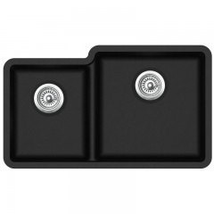 Кухонная мойка AquaSanita Arca SQA 230 601 R W black metallic