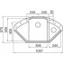 Кухонная мойка Elleci Easy CORNER M79 Aluminium