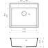 Кухонная мойка Omoikiri Daisen 60-BL (черный)