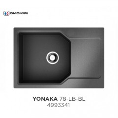 Кухонная мойка Omoikiri Yonaka 78-LB-BL черный