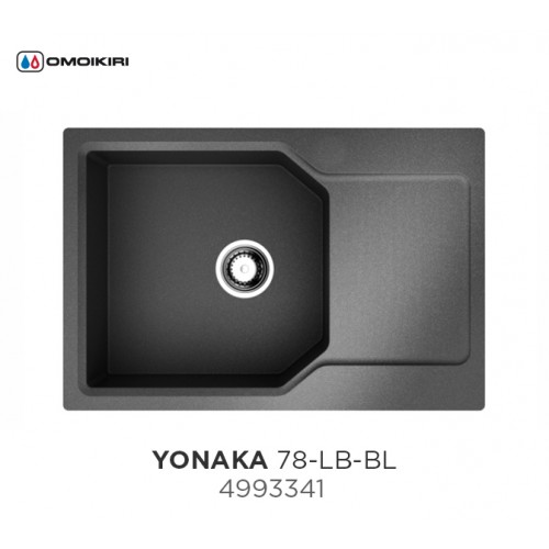 Кухонная мойка Omoikiri Yonaka 78-LB-BL черный