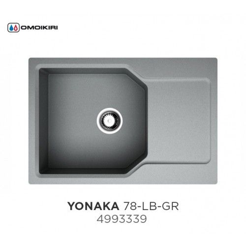 Кухонная мойка Omoikiri Yonaka 78-LB-GR leningrad grey
