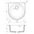Кухонная мойка Omoikiri Akegata 51-BL черный